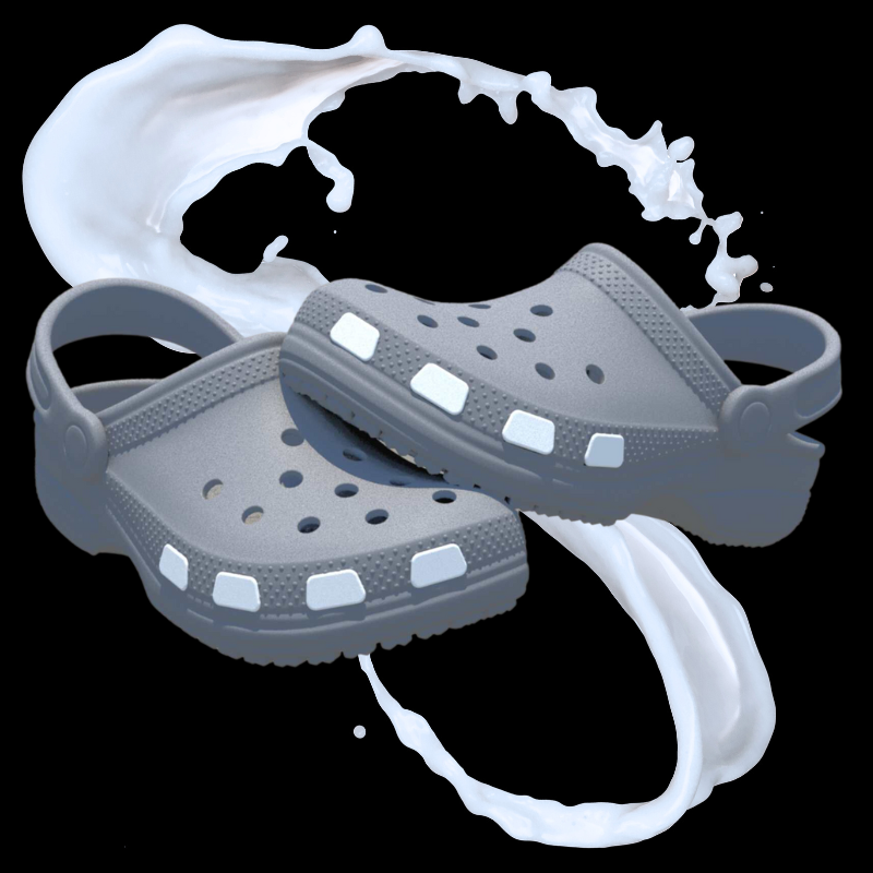 SHUTTERZ (WHITE) 14 Pack  Colored Shoe Charms Compatible with Classic Crocs, Crush Crocs, and All Terrain Crocs