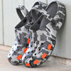 SHUTTERZ (ORANGE) 14 Pack  Colored Shoe Charms Compatible with Classic Crocs, Crush Crocs, and All Terrain Crocs