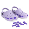 SHUTTERZ (PURPLE) 14 Pack  Colored Shoe Charms Compatible with Classic Crocs, Crush Crocs, and All Terrain Crocs