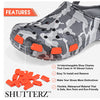 SHUTTERZ (ORANGE) 14 Pack  Colored Shoe Charms Compatible with Classic Crocs, Crush Crocs, and All Terrain Crocs